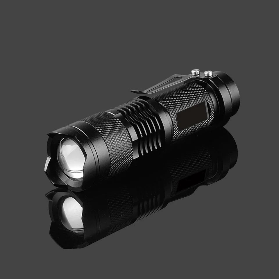 

VBS Q5 Zoom Portable Ultra Bright Handheld LED Flashlight AA Mini Powered Tactical Flashlight Outdoor Waterproof Resistant Torch