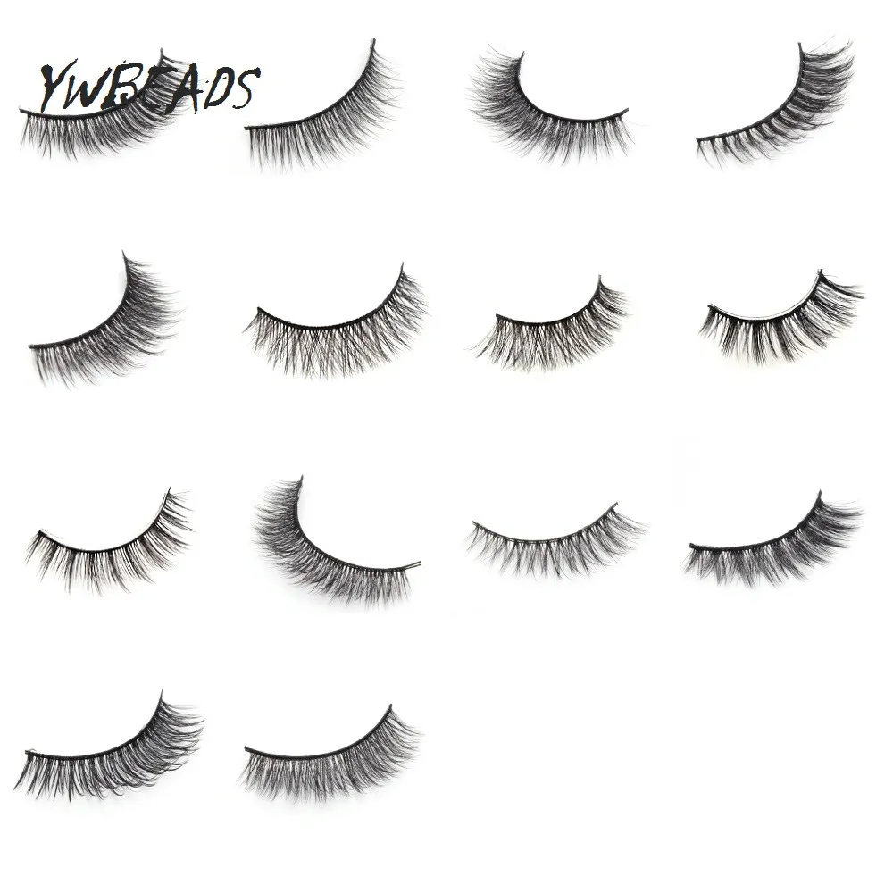 

Sexy 2Pairs Natural False Eyelashes Fake Lashes Long Makeup 3D Lashes Eyelash Extension Eyelashes For Beauty