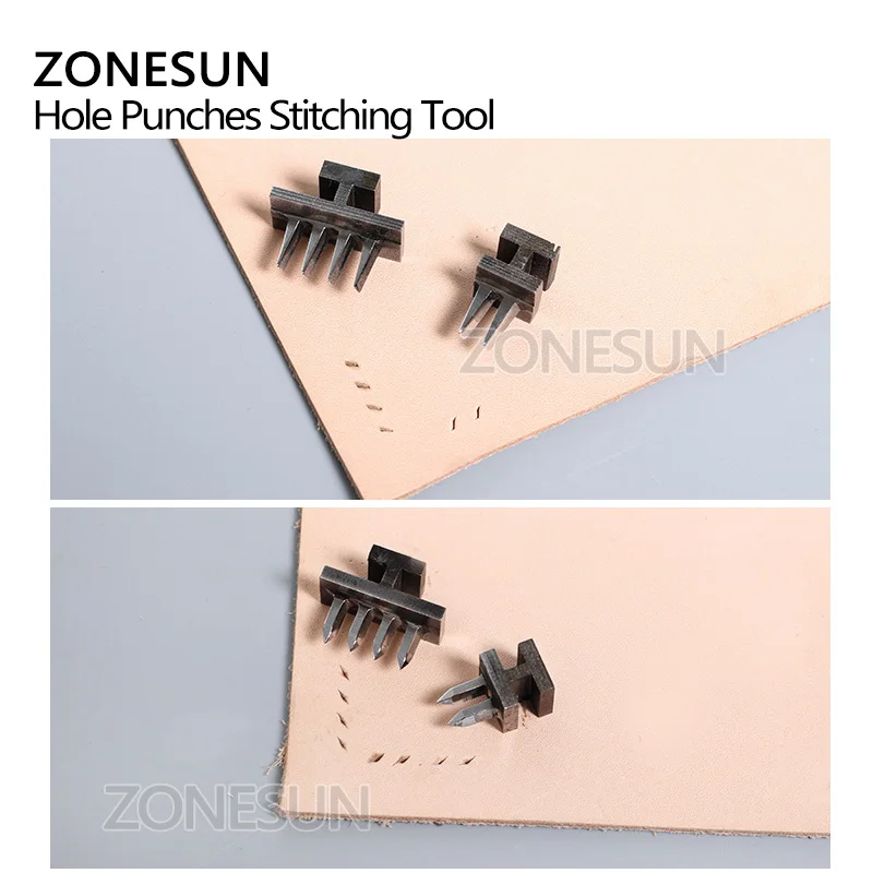 ZONESUN дырокол инструмент для шитья плоскогубцы расстояние долото пирсинг кусачки для кожаного ремешка ремешок для часов ремень полый Дырокол