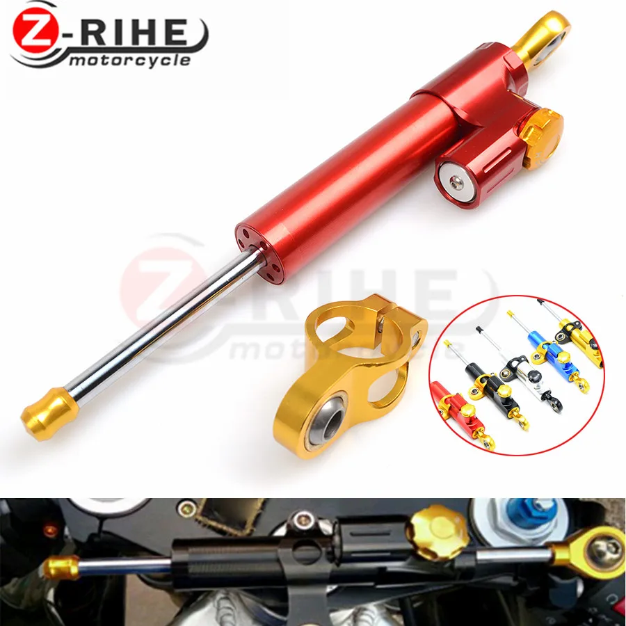 for moto CNC Damper Steering StabilizerLinear Reversed Safety Control Over for ktm tmax 530 yamaha mt 09 jaqueta motoqueiro moto