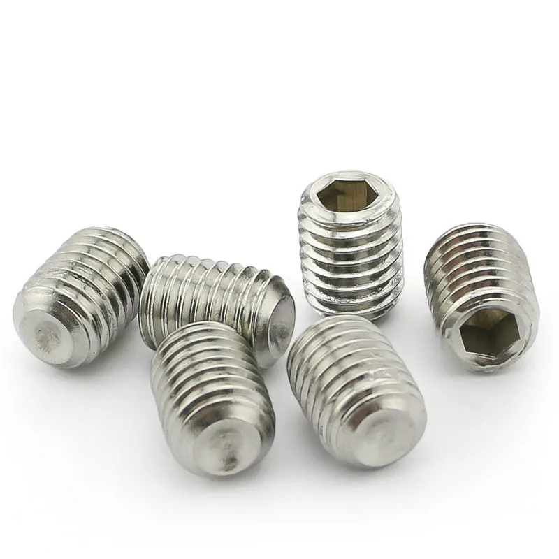 5PCS-M8*6/8/10. 25 2PCS-M8*40/50 DIN916 304 Нержавеющая сталь винт/Топ провода/машина/штифты винтовые