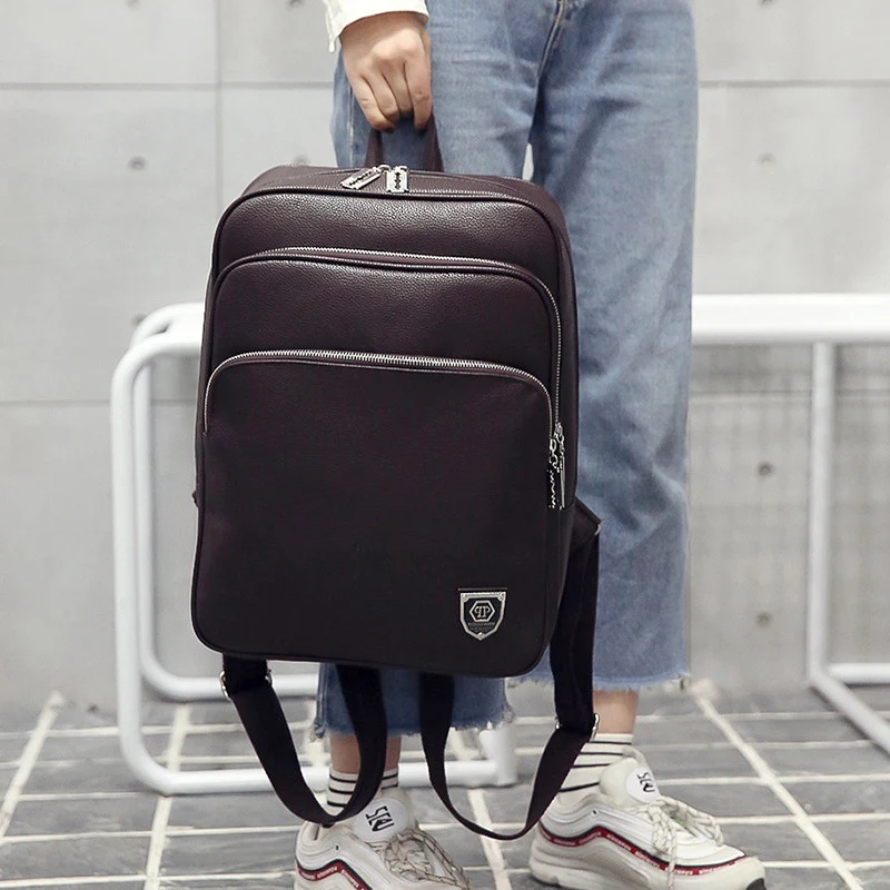 Модный PU мужской рюкзак для ноутбука, сумка для ноутбука, чехол для Macbook Air Pro retina lenovo Dell hp ASUS, школьный рюкзак для ноутбука для девочек