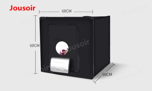 Светодиодный студийный 60 см светодиодный световой короб студийный набор маленький светодиодный коробка для камеры с регулируемой яркостью Стиль студийный CD50 T06