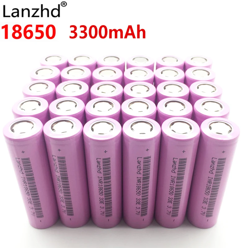 Для samsung 18650 батареи 3300 mah INR18650 3,7 V аккумуляторы литий-ионные 18650 30a большой ток 18650VTC7