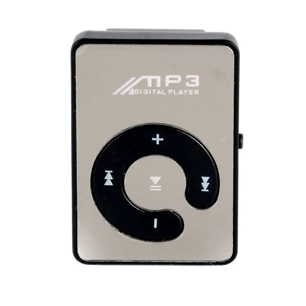 Зеркальный зажим USB MP3 плеер Спортивная Поддержка 8 ГБ TF карта портативный мини музыкальный медиаплеер - Цвет: NO.1