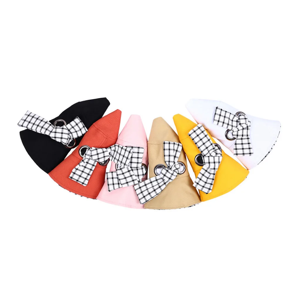 2019 Woman summer sexy visor beach hat cotton wild plaid pretty beach hat fashionable folding outdoor sports beach hat 40J5 (5)