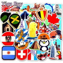 50 Pcs Travel Stickers for Laptop Suitcase Guitar Car Styling Skateboard Motorcycle Vinyl Decal Graffiti DIY Waterproof Stickers : image 50 Pcs Travel Stickers for Laptop Suitcase Guitar Car Styling Skateboard Motorcycle Vinyl Decal Graffiti DIY Waterproof Stickers
