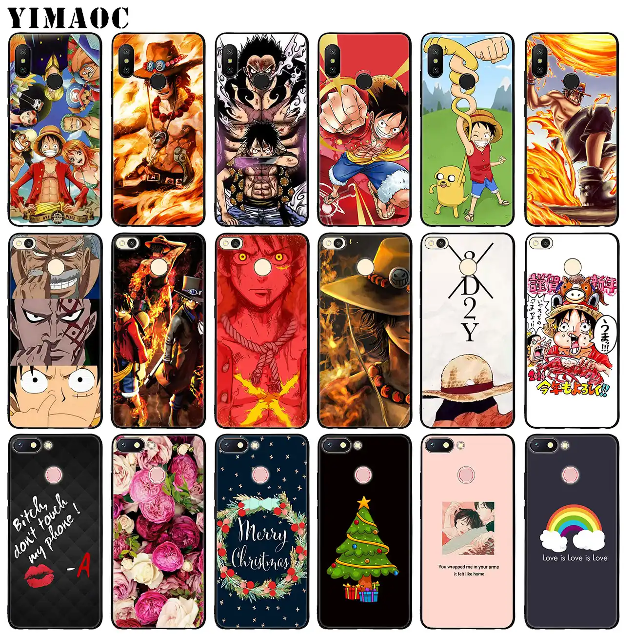 Yimaoc One Piece Luffy Soft Silicone Phone Case For Xiaomi Mi 9 9t