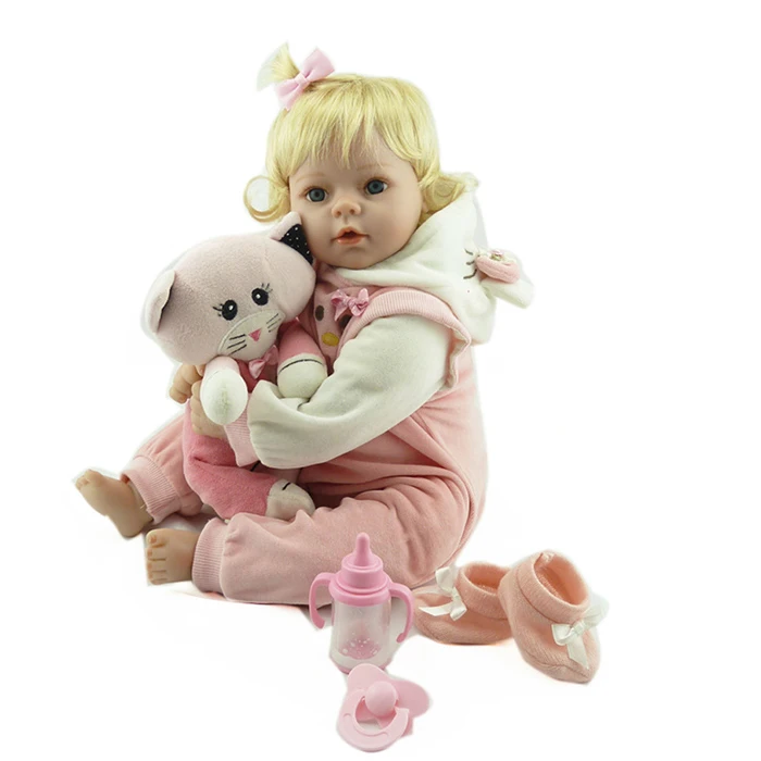 Dollmai 55 см Φ дешевый доллар Новорожденный ребенок Bonecas Bebe Детская игрушка милая