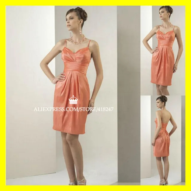 Burnt Orange Bridesmaid Dresses