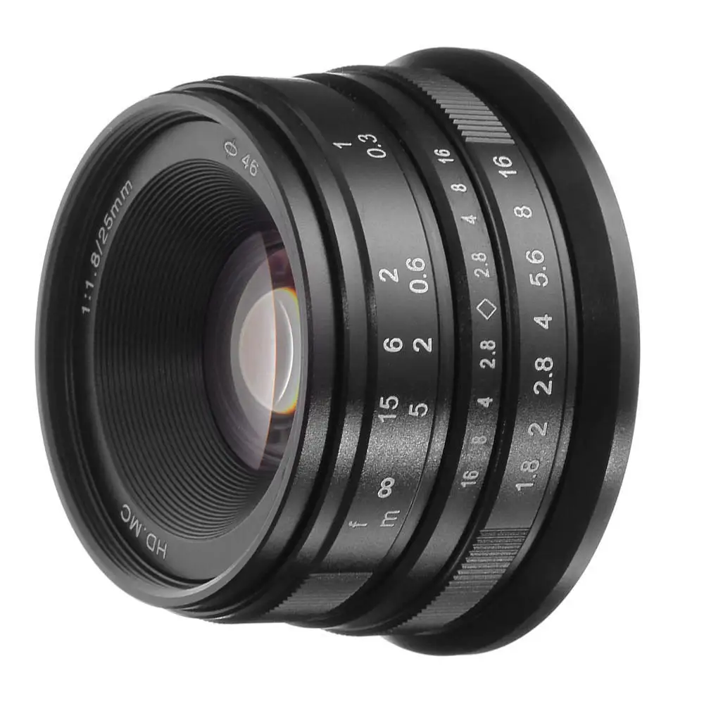 25mm F/1.8 Prime Lens Manual Focus MF For Canon EOS M EF M Mount EOS M
