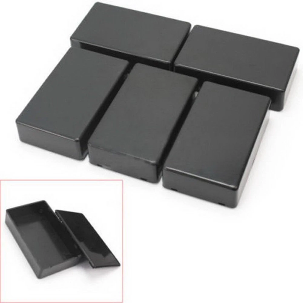 

5Pcs Shell Indoor Outdoor Instrument Tool Waterproof ABS Wire Monitoring Cable Enclosure Electronic Project Junction Box Case