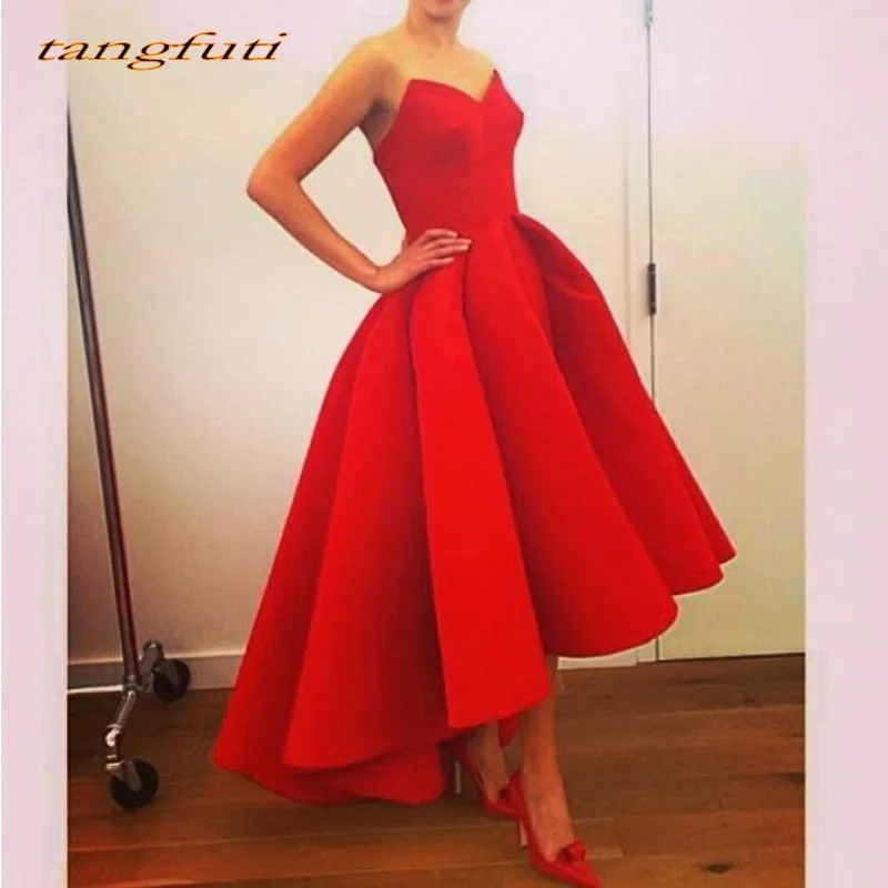 Фото Красные платья для выпускного вечера Длинная одежда вечеринки вечерние