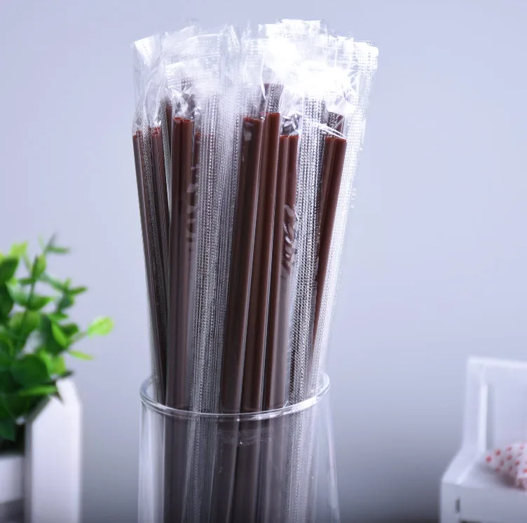 Buy 100pcs/lott Disposable Coffee Straws Drinking