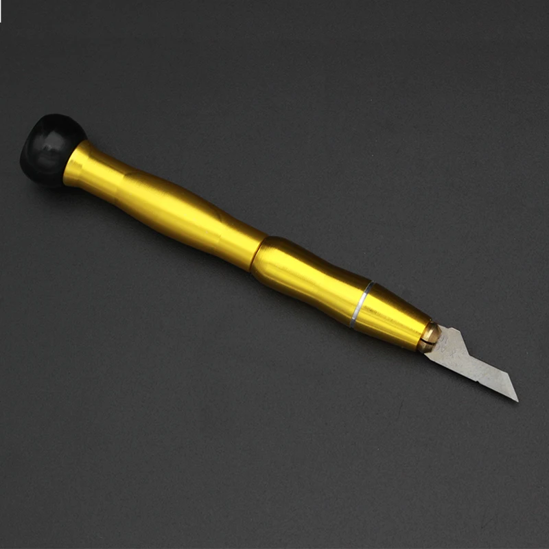 9314 Metal Scalpel Knife Kit Cutter Wood Engraving Craft with 14 pcs SK5 Blades Non-Slip Mobile Phone Repair Laptop PC DIY Hand Tools (5)