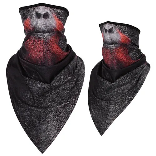Men/Women long triangle animal mask magic hood quick-drying sand-proof breathable outdoor riding collar towel towel mask scarf - Color: Quick dry 5