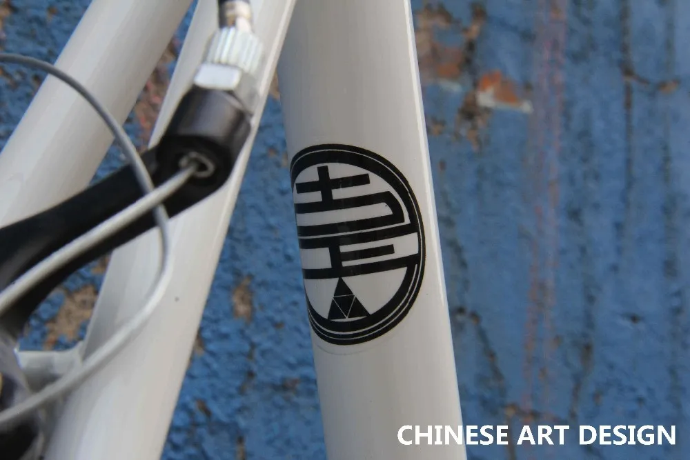 Discount 52CM frame road Bicycle Fixed Gear Bike DIY Complete 24 speed Road Bike, Retro frame plating frame 21