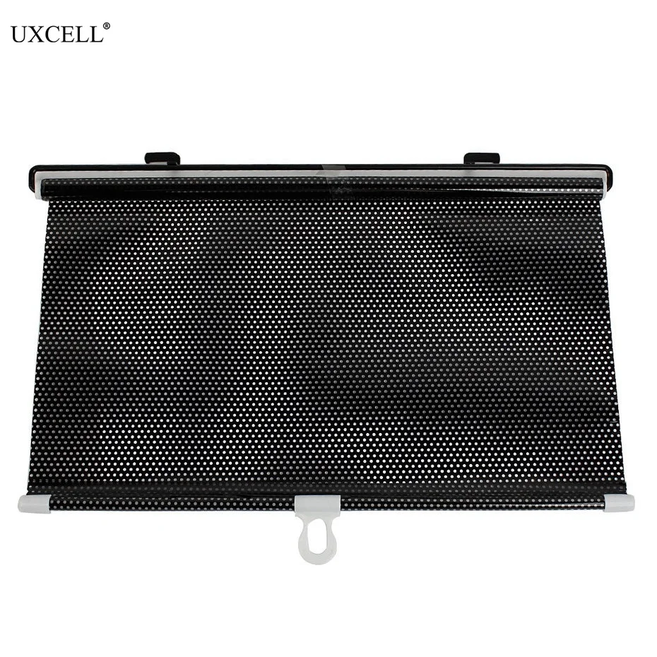 

Uxcell 40Cm X 60Cm Black Retractable Vehicle Car Curtain Window Roller Sun Shade Blind Protector