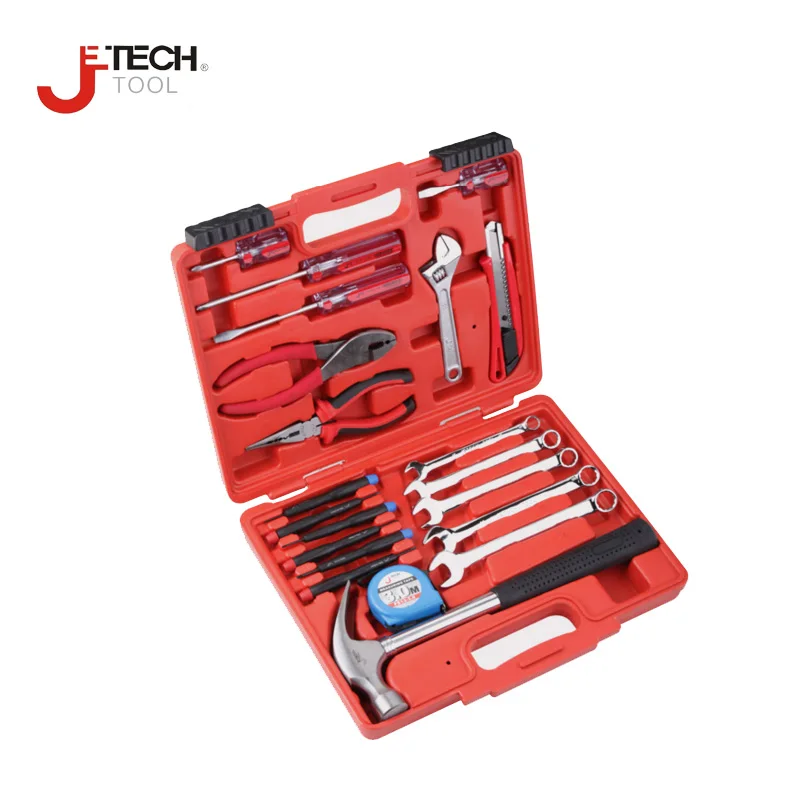 

Jetech tool 21pcs/set household tool set diyfix hand tools kit sets outil with case combination wrench precision screwdriver