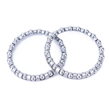 

2pcs New metal silver Bicycle Bike Headset Caged Ball Bearing Race Cycling Bearing