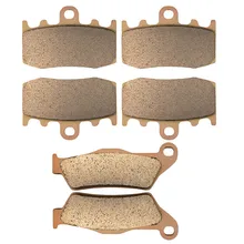 Motorcycle Parts Copper Based Sintered Motor Front & Rear Brake Pads For BMW R1150RT R1150 RT (Integral ABS) 2000-05 Brake Disk