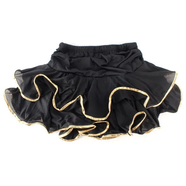 

6 Colors Kids Girls Double-layer Latin Salsa Tango Samba Dance Skirts Multi-Style Summer Princess Style Skirts