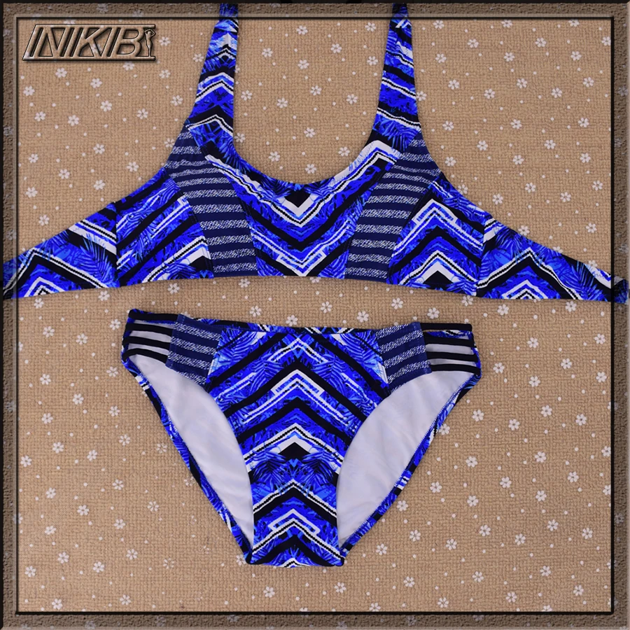 INIKIB Women Summer Swimwear Brazilian Bikini Push Up Bathing Suit