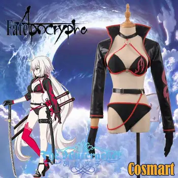 

Anime Fate Grand Order FGO Alter Saber Bikini Swimsuit Jeanne d'Arc Sexy Girl Swimsuit Cosplay costumes for Adult free ship