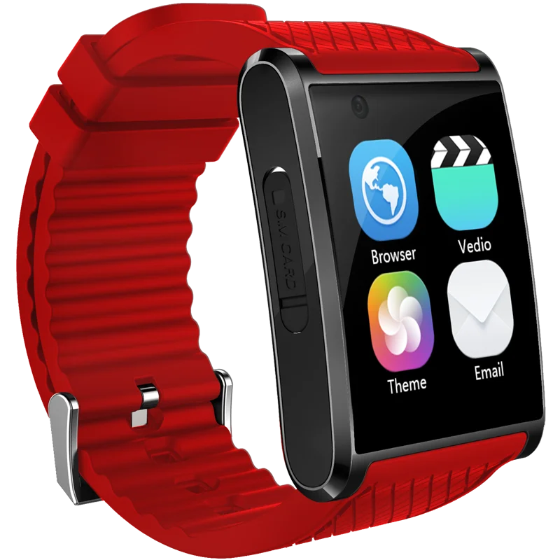 New Android smart watch GPS SOS Arc face capacitive screen 3G smartwatch video WIFI camera Sports Health music phone handsfree