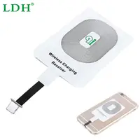 For iPhone 6S 6 5S 5C 5 Portable Qi Standard Smart Wireless Charging Coil Receiver Fast