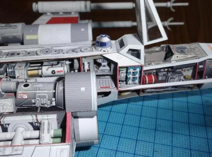 Высококачественная пленка: Звездные войны X крыло X самолет 3D бумажный модельный комплект