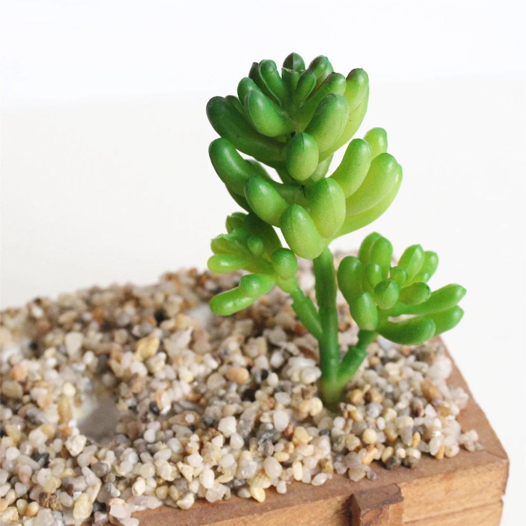 Mini Simulation Succulent Artificial Plants Tabletop Decor for Home Garden Cafe House Ornament Shop Window Display Photo Props