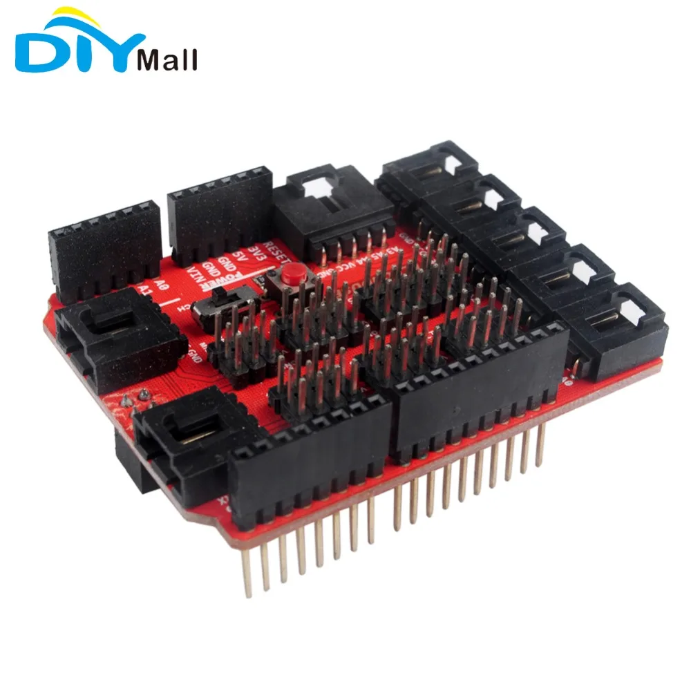 

Digital Analog Module Sensor Shield V8 Expansion Erweiterungs Board Electronic Building Block for Arduino