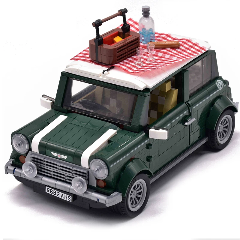 

Yile Technic Creator MINI T1 Camper Van Cooper City Model Building Blocks Bricks Toys for children Compatible legoingly 10242