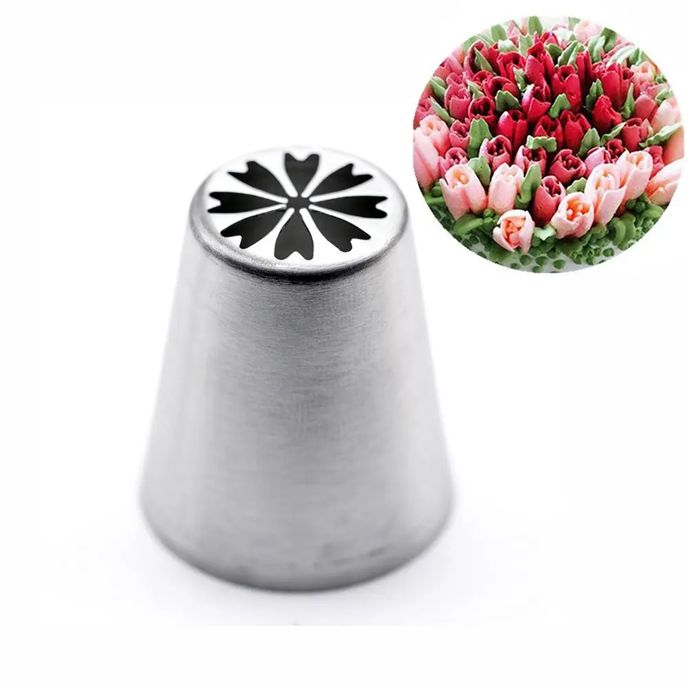 

1PC Cream Piping Tips Cake Decorating Russian Icing Piping Nozzle Pastry Tools Sugarcraft cupcake Molds