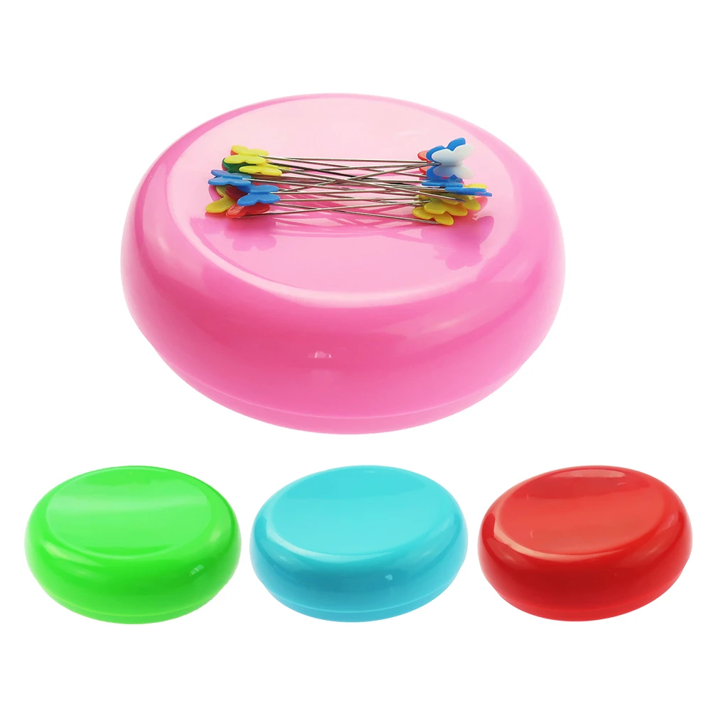 Round Magnetic Pin Cushion Sewing Needle Holder Storage Case Magnetic Sewing Pincushion Magnetic Paper Clip Holder Household Supplies Green Round Magnetic Pin Cushion Sewing Needle Holder Storage Case Magnetic Sewing Pincushion Magnetic Paper Clip Holder Household Supplies Green