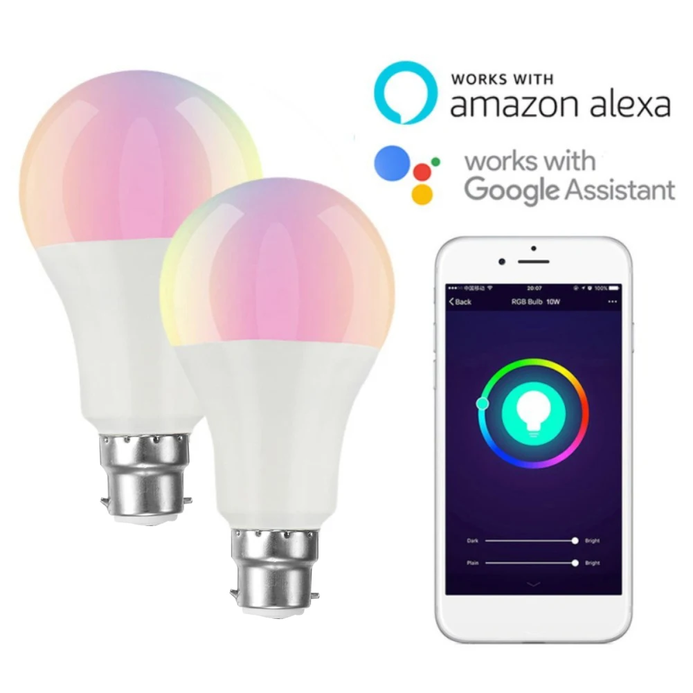 Smart Light Bulbs APP Remote Control LED Smart WIFI Bulb LED Color