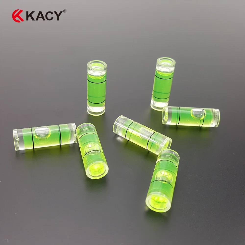 

KACY 20pcs 10x35mm Inclinometer Spirit Level Bubble-Tube Vial Mini Bubble Spirit Level Gradienter
