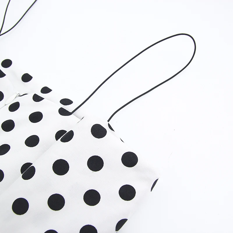 Kendall Jenner Outfit Polka Dot Dress Bodycon Mini Short Dress - kendall-jenner-outfits