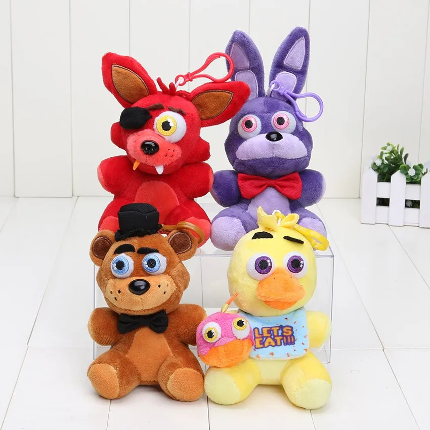 A Y-Trust 25cm Five Nights at Freddys FNAF Plush Doll Freddy Bear Foxy Chica Bonnie Stuffed Plush Toys Kid Children Dolls Kids Gift