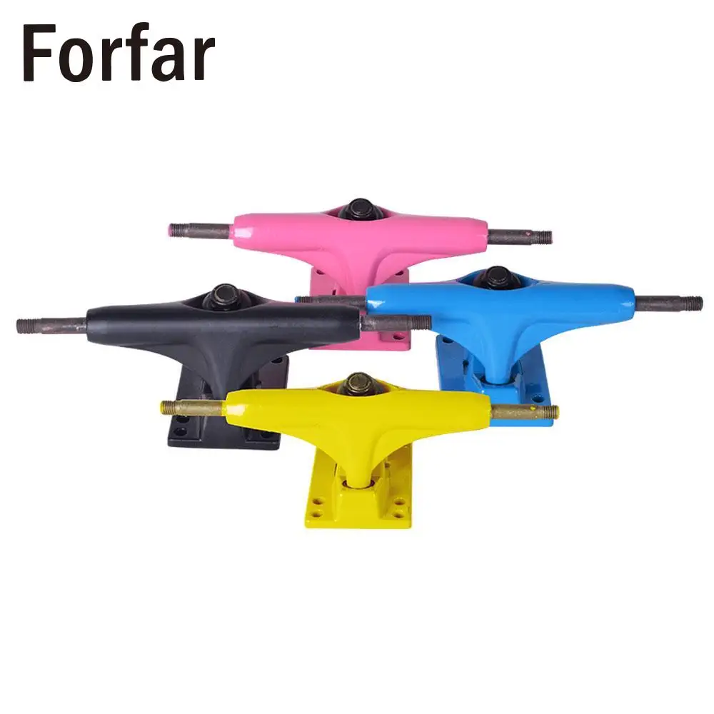 Forfar 2pcs 5 Inch Durable Aluminum metal Unisex Universal Skateboard