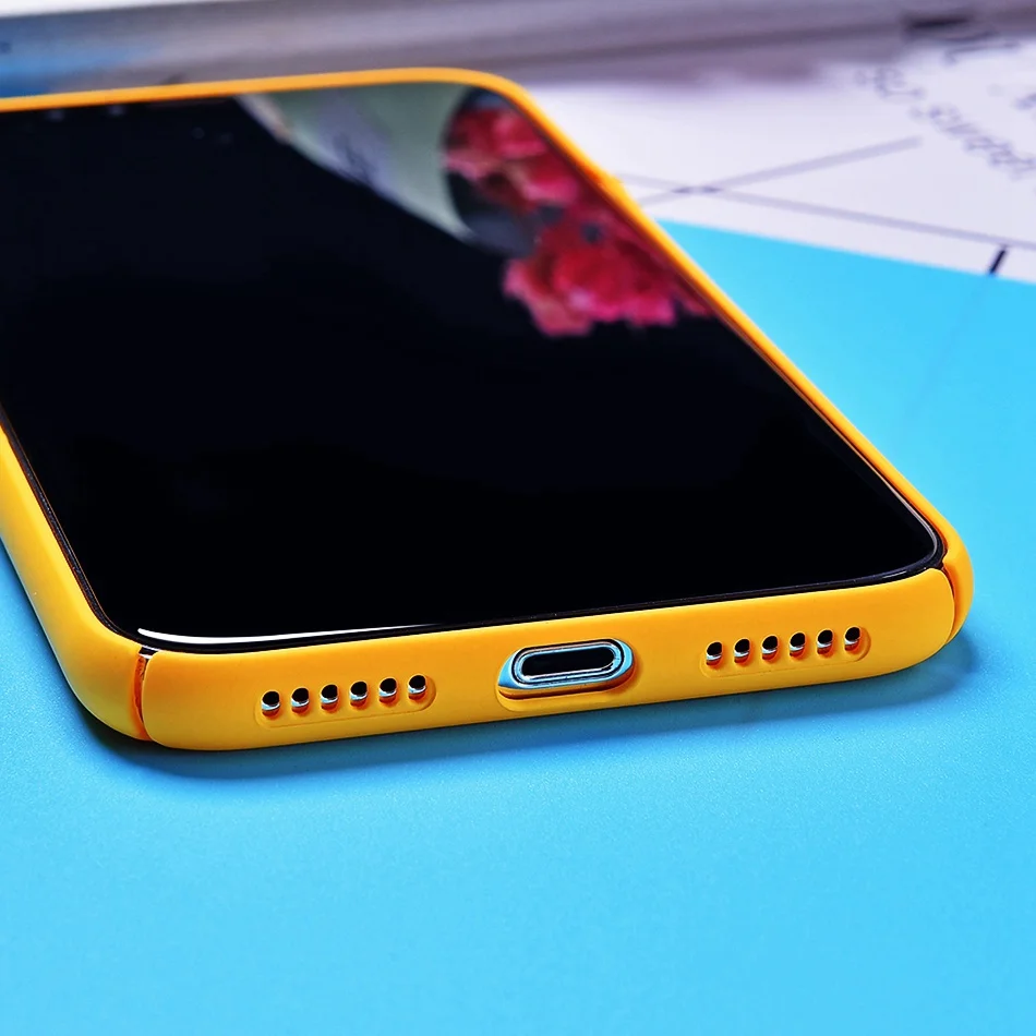 Cute Cartoon Case For iphone 7 6 6S 8 Plus Case For iPhone X 10 Funny Middle Finger Yellow Back Cover Phone Cases Artisome       (8)