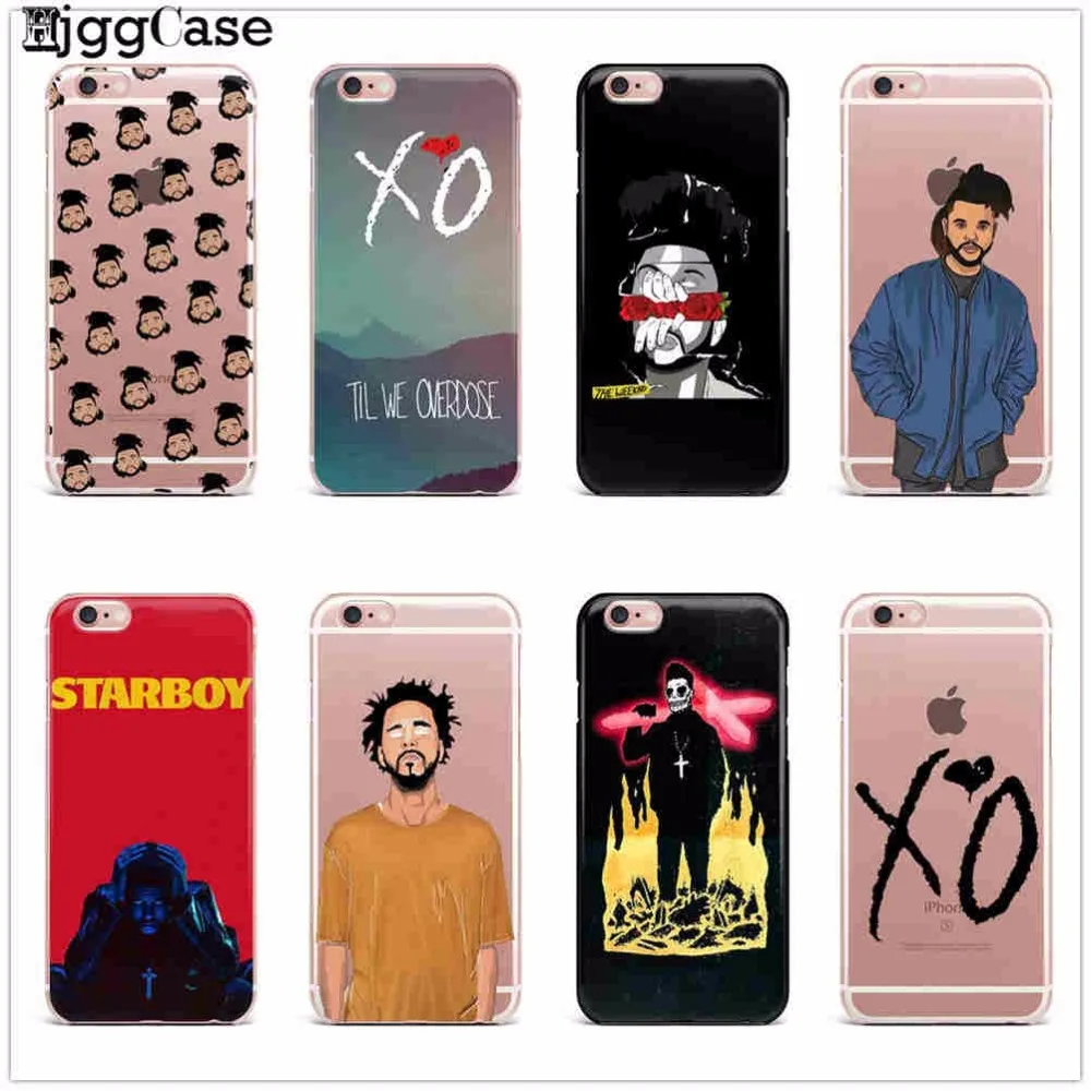 

2017 New The Weeknd Starboy Pop Singer Coque Capa Phone Case Cover For iPhone X 5 5S SE 6 6S 7 7Plus 8 Plus TPU soft silicone