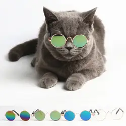1 шт. Массажная расческа котенка очки собачьи очки товары для домашних животных для маленькой собаки кошачий глаз-износ очки для собак Фото