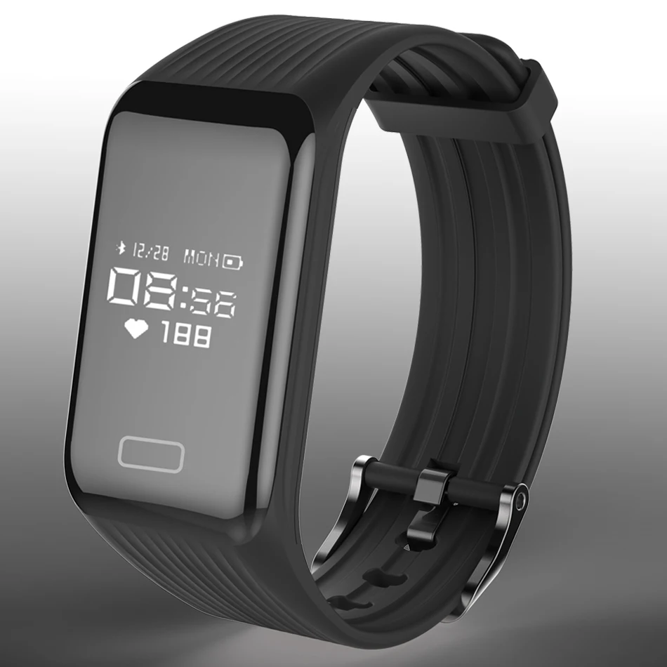 Спортивные часы-браслет для женщин и мужчин, светодиодный водонепроницаемый смарт-браслет, пульсометр, кровяное давление, шагомер, часы для Android iOS