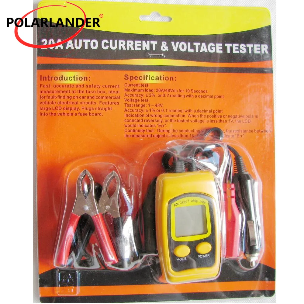 Car resistance tester tool car circuit detector Polarlander Car fuse