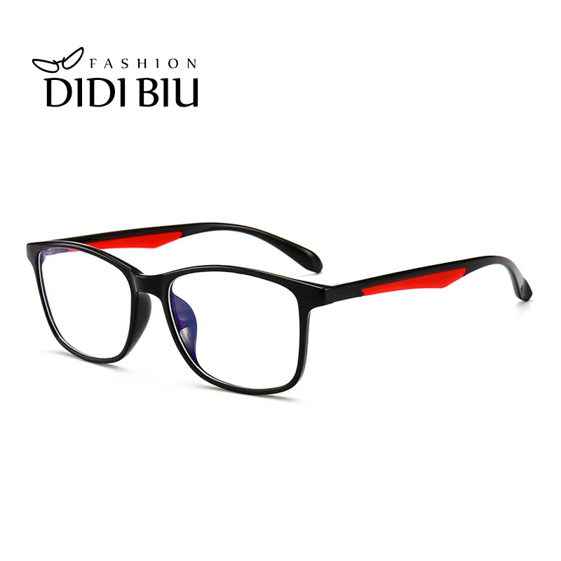 

DIDI Rectangle Anti Blue Ray Gaming Glasses Women Vintage TR90 Titanium Computer Eyeglasses Mirror Optical Frame Eyewear UN916