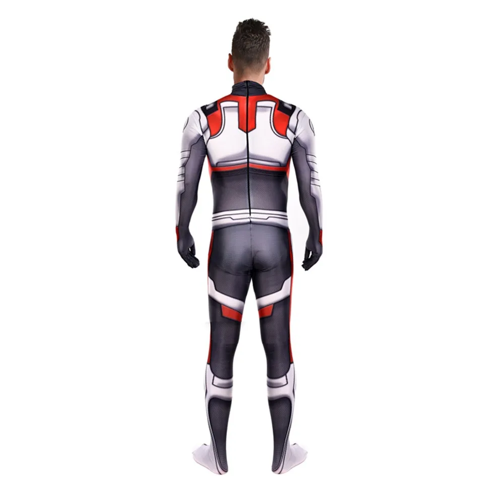Avengers Endgame Quantum Realm Kostuum Advanced Tech Cosplay Costume Iron Man 3D Printing Spandex Lycra Zentai Bodysuit Suit