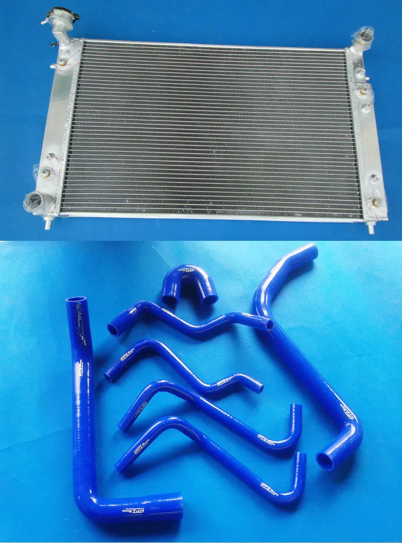 

52MM Aluminum Radiator + Silicone Hose For Holden Commodore VT VX Commodore V6 3.8L 1997-2002 97 98 99 00 01 02