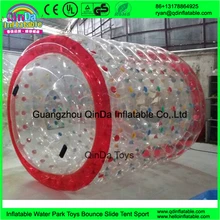 Floating water sports equipments,Inflatable water running machine,colorful water roller